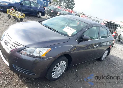 2015 Nissan Sentra Sv из США, поврежденный, VIN 3N1AB7AP4FL681622
